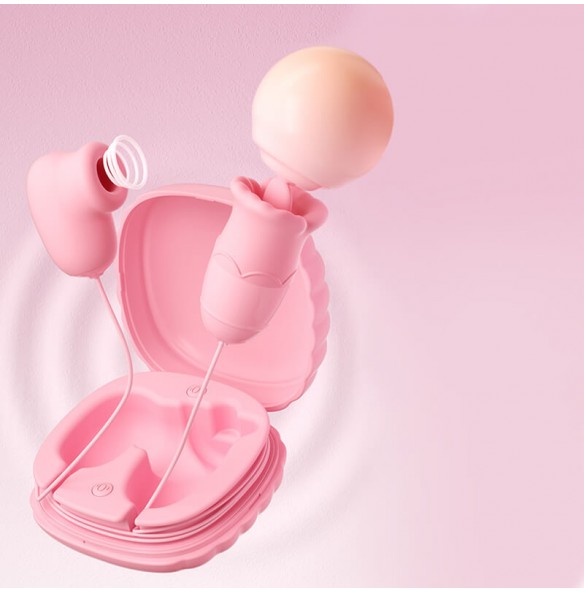 MizzZee - MagicBox Pleasure Suction Vibrating Egg (Chargeable - Pink) MizzZee - MagicBox Pleasure Suction Vibrating Egg (Chargeable - Pink)